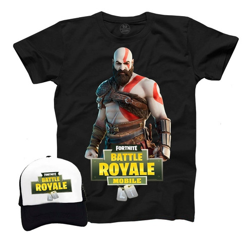 Camiseta Fortnite Battle Royale + Gorra Promo Exclusiva !