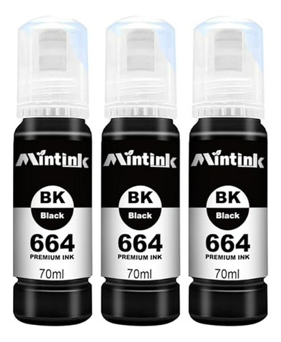 Tinta Negra Compatible Epson 664.