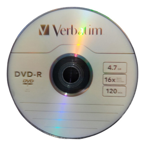 Dvd Virgen Verbatim _ X Unidad 16x 4.7gb