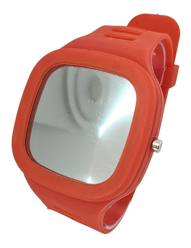 Reloj LED de color rojo unisex, deportivo, blindado, ajustable, con correa roja