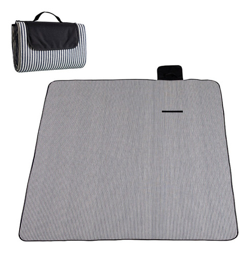 Manta De Picnic Xl Plegable Bolso 2 X 2 M Rayada