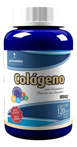 Colágeno Hidrolizado + Vitaminas Y Minerales 120 Cápsulas