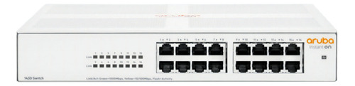 Switch HP Aruba Instant On 1430 R8r47a de 16 puertos Gigabit Hewlett Packard