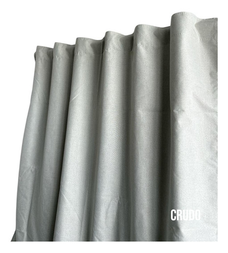 Cortinas Blackout Lino 210 Alto Off White