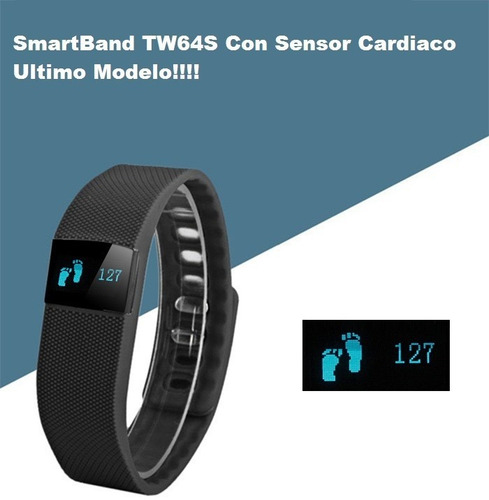 Reloj Smart Watch Tw64s Smartband Sensor Cardíaco Bluetooth