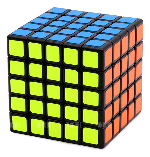 Moldura Moyu Rubik's Cube 5x5, cor preta