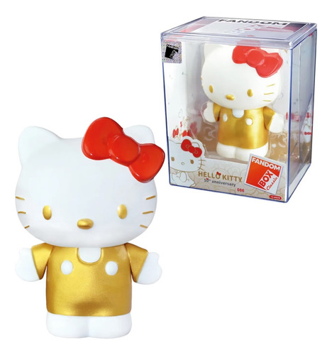 Boneco Colecionável Fandom Box Hello Kitty 50 Anos