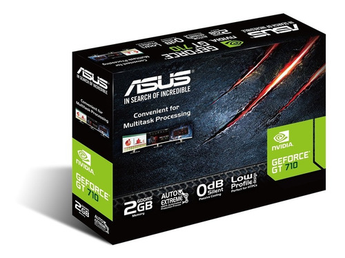 Tarjeta De Video Nvidia Asus Geforce 700 Series Gt 710 2gb