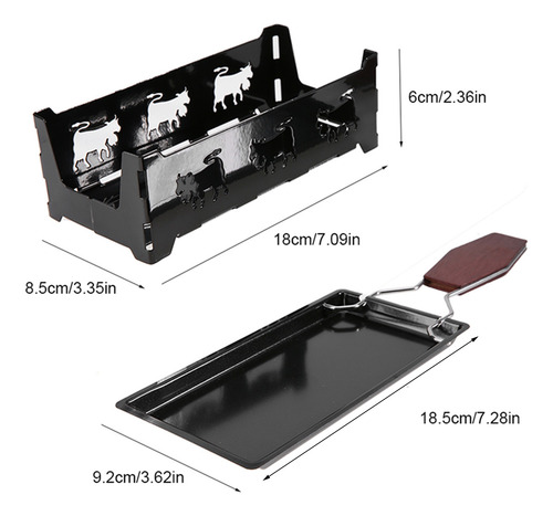 Raclette De Queso Con Asa De Madera Raclette Table Grill