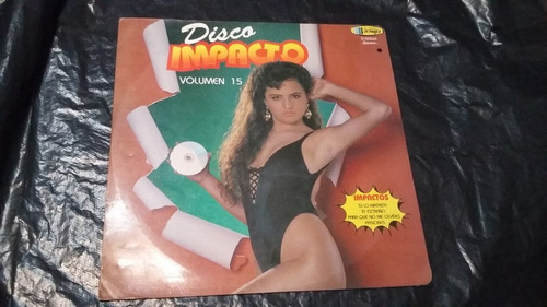 Disco Impacto Volumen 15 Lp Vinilo Salsa Merengue Varios