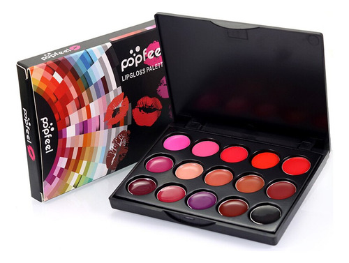Paleta De Batom Fosco Matt Pallete Waterproof