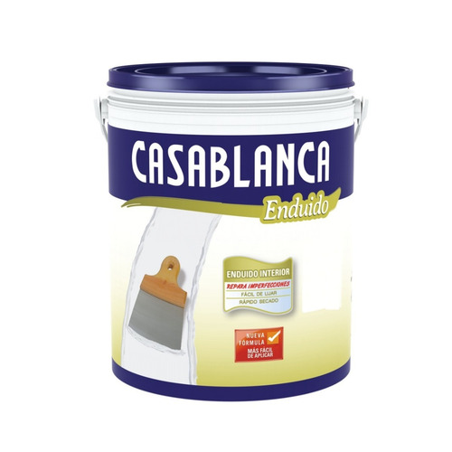 Enduido Interior Casablanca 20l Facil Lijar Pintumm
