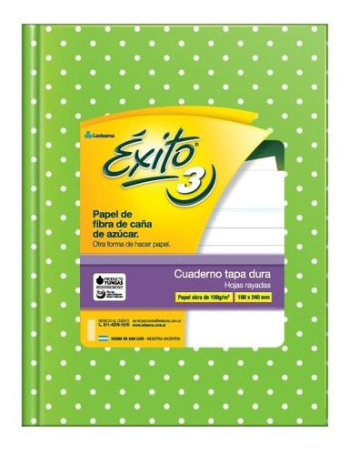 Cuaderno Exito E3 A Lunares 19x24 Cm 48 Hojas X 1 U