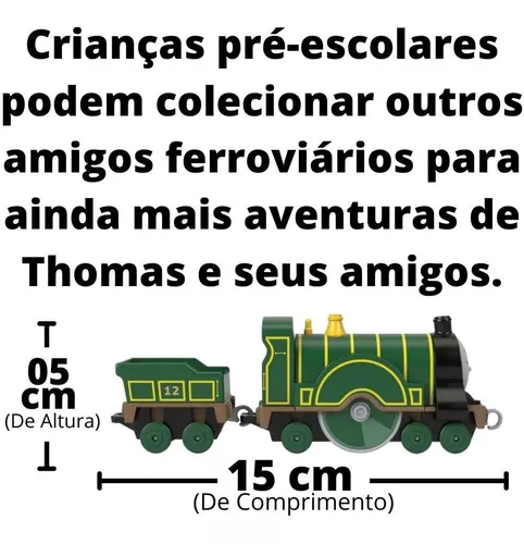 Thomas e Seus Amigos Emily Mini Trem - Trenzinho Brinquedo - Escorrega o  Preço