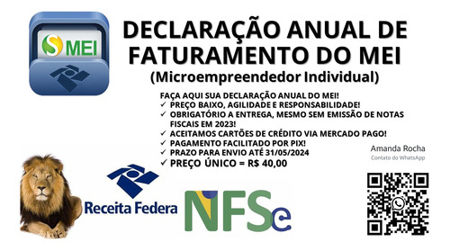 Faça Aqui! Declaração Anual De Faturamento Do Mei! 