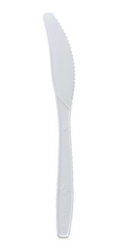 25 Cuchillos Grandes Desechables Blanco Reciclable Chinet