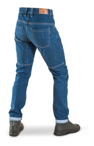 Pantalon Jean Moto Con Protecciones Solco Motoscba