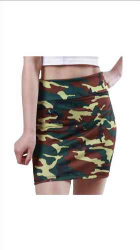 Pollera Mini Camuflado