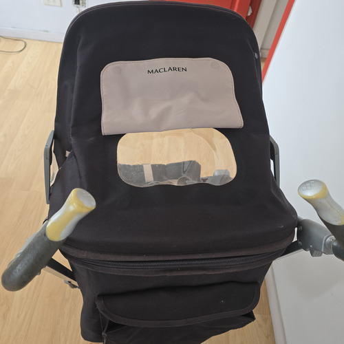 Cochecito De Bebe Mclaren Xlr Con Accesorios Negro Aluminio (Usado)