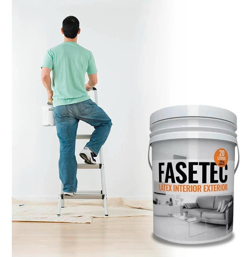 Imagen 5 de 10 de Kit Pintura Latex Extensor Rodillo Pincel Enduido Fijador