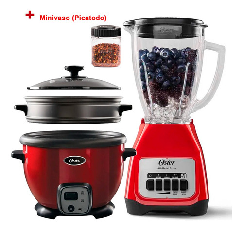 Combo Licuadora Blstkagrpb Oster + Olla Arrocera Ckstrc7030