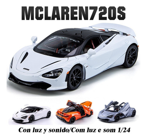 Rápidos Y Furiosos Mclaren 720s Miniatura Metal Supercoches