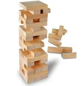 Jenga Yenga Juego De Ingenio Y Habilidad De Madera 54 Piezas
