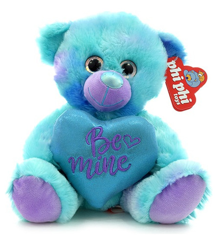 Peluche Oso Sentado R Y C Con Corazon 25 Cm