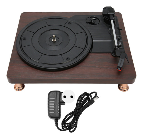 Tocadiscos Con Tocadiscos De Vinilo De 3 Velocidades, Vintag