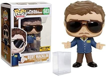 Bret Macklin Fbi Figura De Vinilo Con Estuche Protector Pop