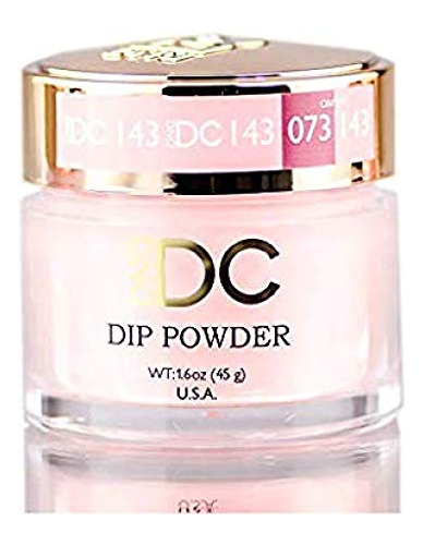 Polvo Dnd Dc Pinks Dip Para Uñas, 1.6 Oz, 45 G, Daisy Dippin