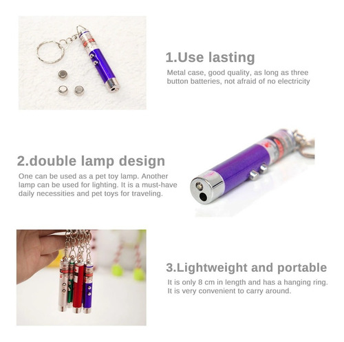 Imagen 6 de 8 de Juguete Interactivo Laser/linterna Para Diversión Gatos