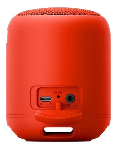 Parlante Sony Extra Bass SRS-XB12 portátil con bluetooth rojo