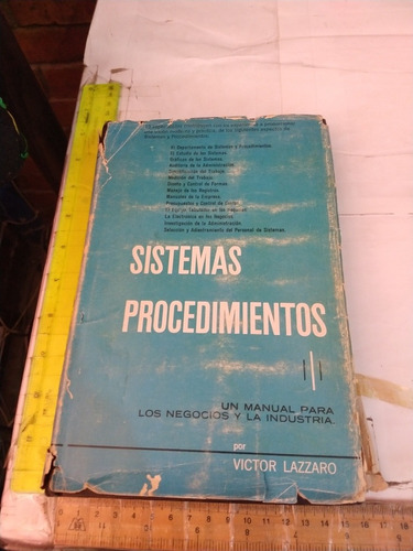 Sistemas Y Procedimientos Víctor Lázzaro Editorial Diana