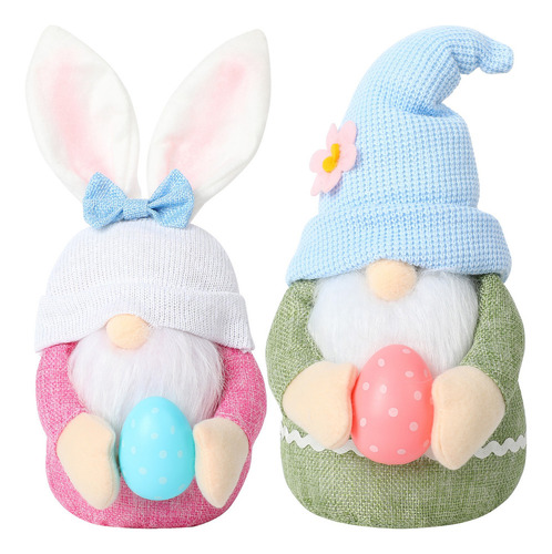 A Muñeco Gnomo Duende Elfo Conejo De Pascua Primavera