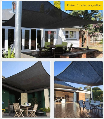 Applicable To: Malla Sombreo Exterior Negra 3mx4m 95% Sombra