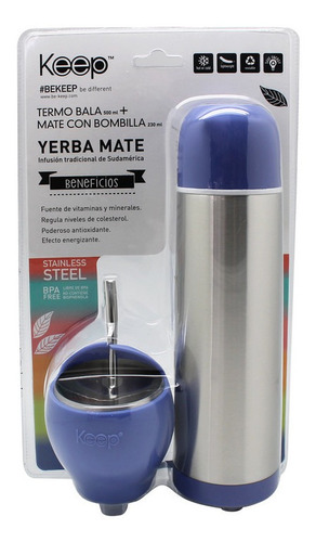 Set Mate + Termo Bala Keep ® Morado