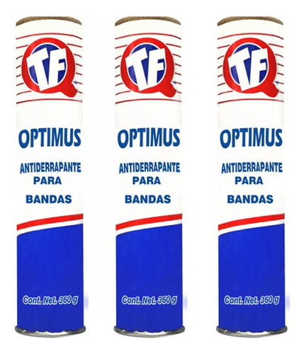 Paq. 3 Antiderrapante Para Bandas Con 360 Gramos Quimica Tf