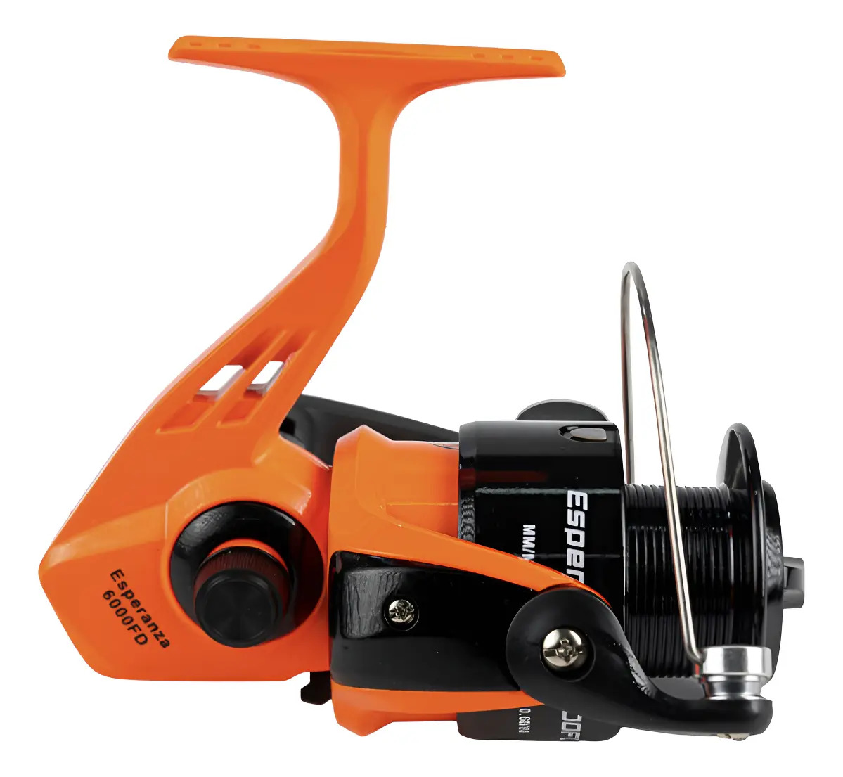 Reel frontal Red Fish F8000Y derecho/izquierdo color naranja