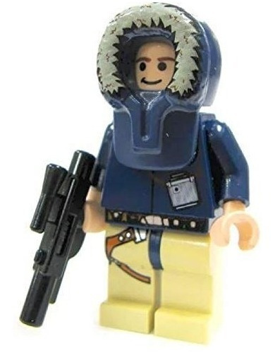 Han Solo (hoth) - Lego Star Wars Mini Figura De Corto Blaste