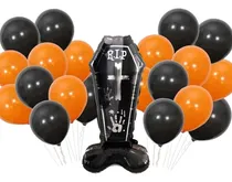 Comprar Set Kit De Globos X 26 U Decoración Fiesta Halloween Terror