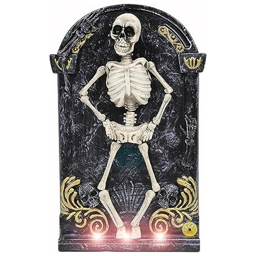 Halloween Decorations Animated Dancing Skeletons On Tom...