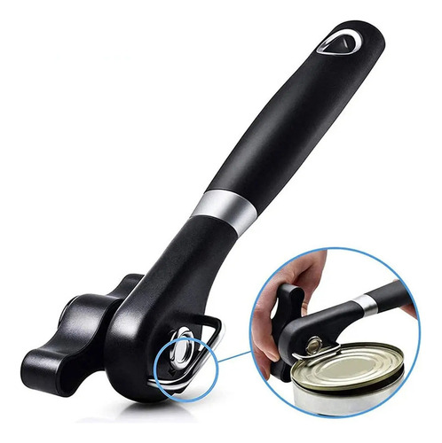 Abrelatas Seguro Manual-bordes Lisos Para Cocina/restaurante