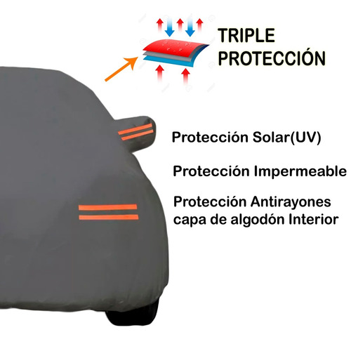 Imagen 8 de 10 de Funda Cobertor Impermeable Para Volkswagen Escarabajo
