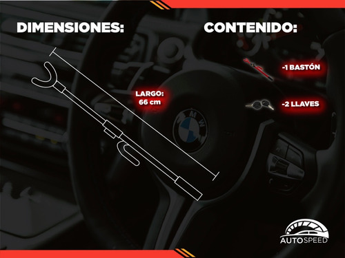 Candado Baston Seguro Volante Anti Robo