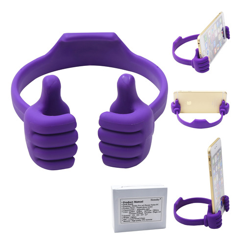 Honsky Cute Fun Thumbs-up Soporte Flexible Para Telefono Ce