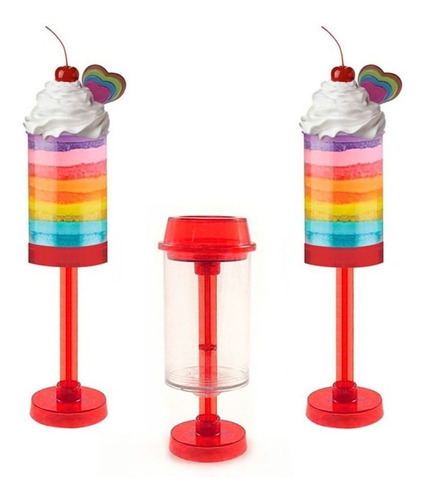 Embalagem Push Pop Cake Vermelho 30 Unidades