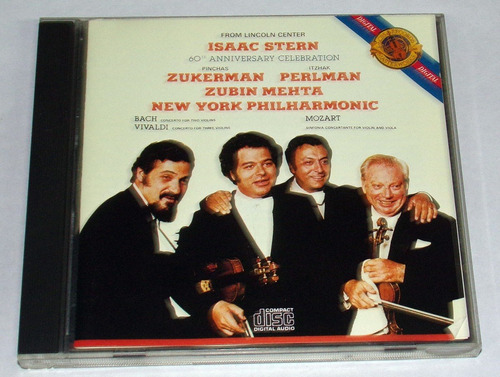 Isaac Stern Zukerman Bach Vivaldi Mozart Cd Usa / Kktus