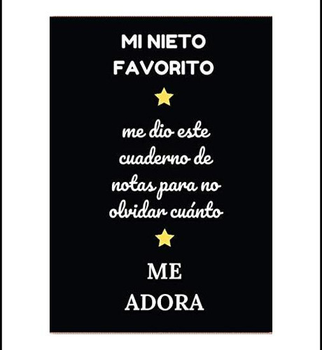 Libro: Mi Nieto Favorito: Idea De Regalo Original Para...