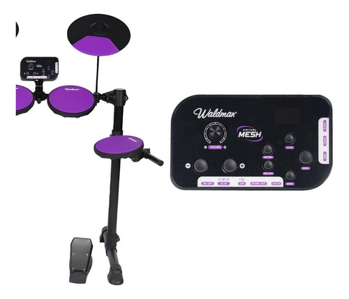 Bateria Eletrônica Waldman Vm-9 Virtual Mesh 9